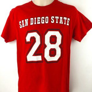 Gildan, SDSU, #28, Marshall Faulk, T-Shirt,